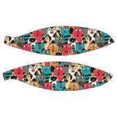 De menigte katten basketbal (Panelen)