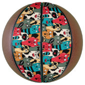 De menigte katten basketbal (Verticaal)