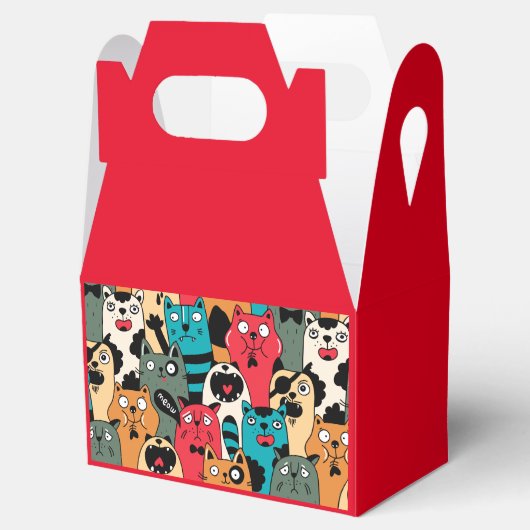 De menigte katten bedankdoosjes (Geopend)