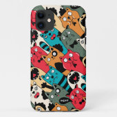 De menigte katten Case-Mate iPhone case (Achterkant)