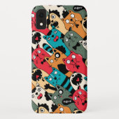 De menigte katten Case-Mate iPhone case (Achterkant)