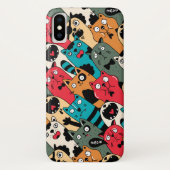 De menigte katten Case-Mate iPhone case (Achterkant)