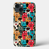 De menigte katten Case-Mate iPhone case (Achterkant)