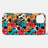 De menigte katten Case-Mate iPhone case (Achterkant (horizontaal))