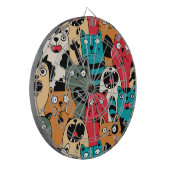 De menigte katten dartbord (Voorkant Links)