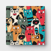 De menigte katten fotoplaat (Voorkant)