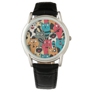 De menigte katten horloge