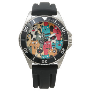 De menigte katten horloge