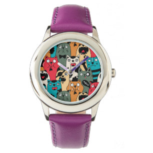 De menigte katten horloge