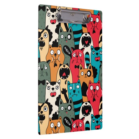 De menigte katten klembord (Rechts)