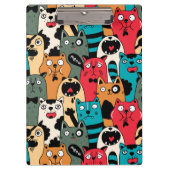 De menigte katten klembord (Voorkant)