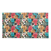 De menigte katten kussensloop (Achterkant)