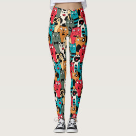 De menigte katten leggings