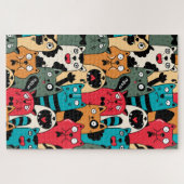 De menigte katten legpuzzel (Horizontaal)