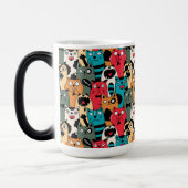 De menigte katten magische mok (Links)