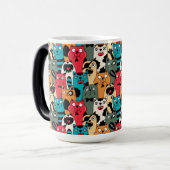 De menigte katten magische mok (Voorkant links)