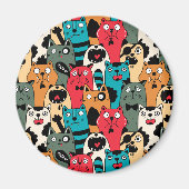 De menigte katten magneet (Voorkant)