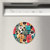 De menigte katten magneet (Insitu (Vaatwasser))