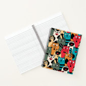 De menigte katten notitieboek (Binnen)