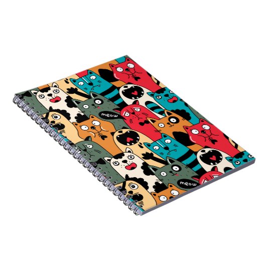 De menigte katten notitieboek (Rechterzijde)