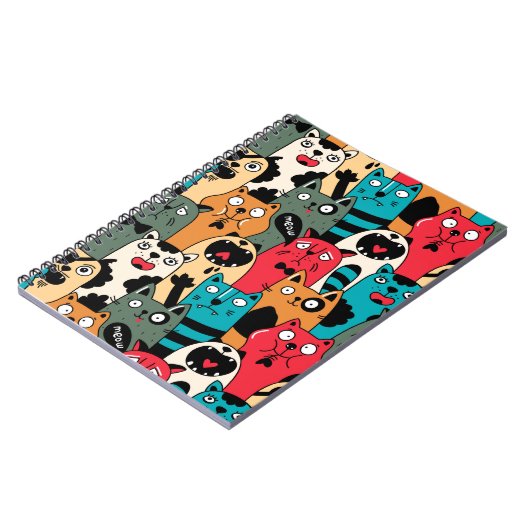 De menigte katten notitieboek (Linkerzijde)