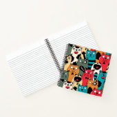 De menigte katten notitieboek (Binnen)
