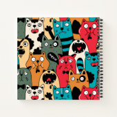 De menigte katten notitieboek (Achterkant)