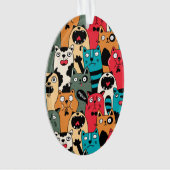 De menigte katten ornament (voorkant)