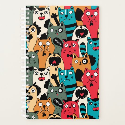 De menigte katten planner (Voorkant)