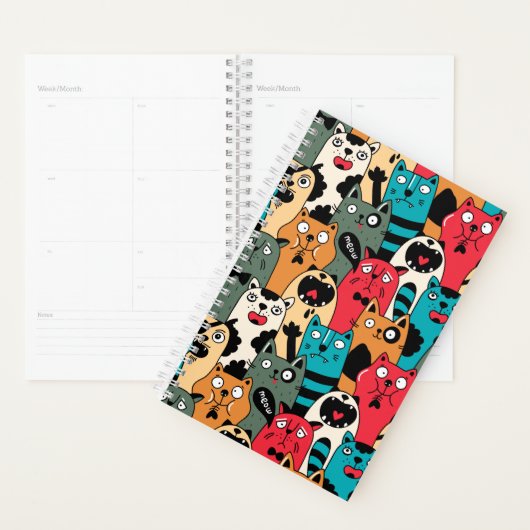 De menigte katten planner (Display)