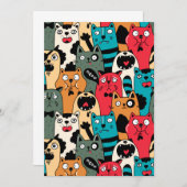 De menigte katten programmakaart (Voorkant / Achterkant)