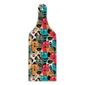 De menigte katten snijplank (Voorkant)