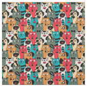 De menigte katten stof (Swatch)