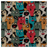 De menigte katten stof (Close Up)