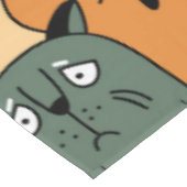 De menigte katten tafelkleed (Gekanteld)