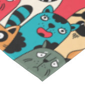 De menigte katten tafelkleed (Gekanteld)