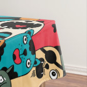De menigte katten tafelkleed (Voorbeeld)