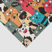 De menigte katten tissuepapier (Detail)