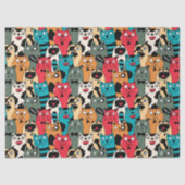 De menigte katten tissuepapier (Voorkant)