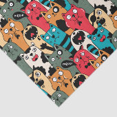 De menigte katten tissuepapier (Detail)