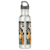 De menigte katten waterfles  (Achterkant)