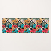 De menigte katten yogamat (Achterkant (horizontaal))