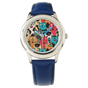 De menigte van katten horloge