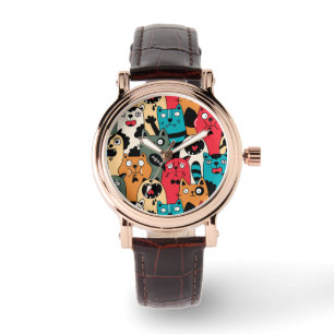 De menigte van katten horloge