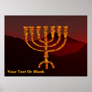 De Menora van Moshe Poster