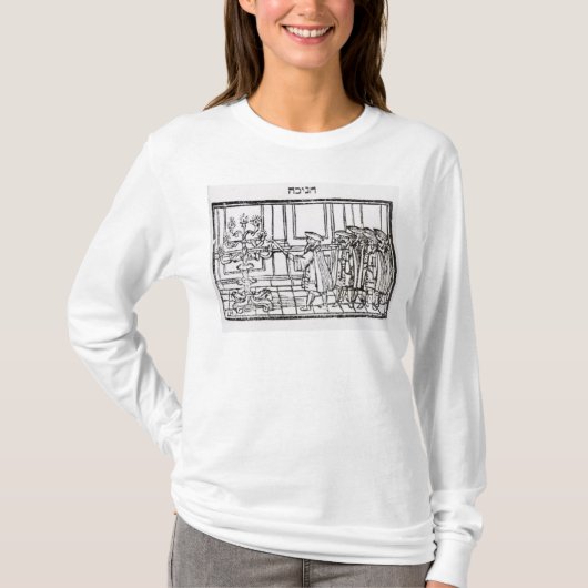 De Menorah verlichten T-shirt (Voorkant)