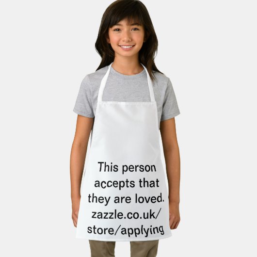 De mens accepteert dat hij geliefd is schort (Insitu)