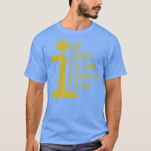 De mens ben ik leven instructies t-shirt