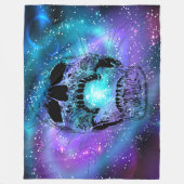 De mens die de planeet consumeert - schedels fleece deken (Voorkant)