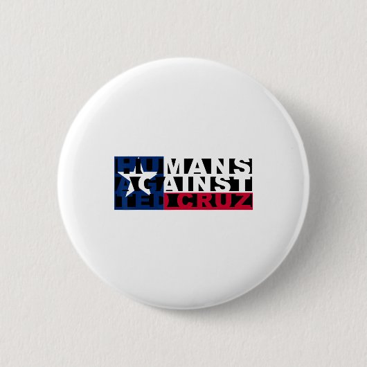 De mens tegen Ted Cruz Ronde Button 5,7 Cm (Voorkant)